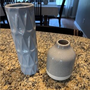 Gray Ceramic Vases